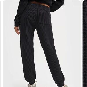 ✨NWOT✨MATE the label Organic Waffle Knit Joggers Size M SOLD OUT in Cream Color